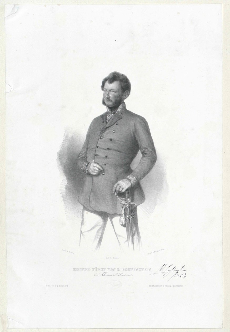 Eduard, Count of Liechtenstein by Artist Unknown