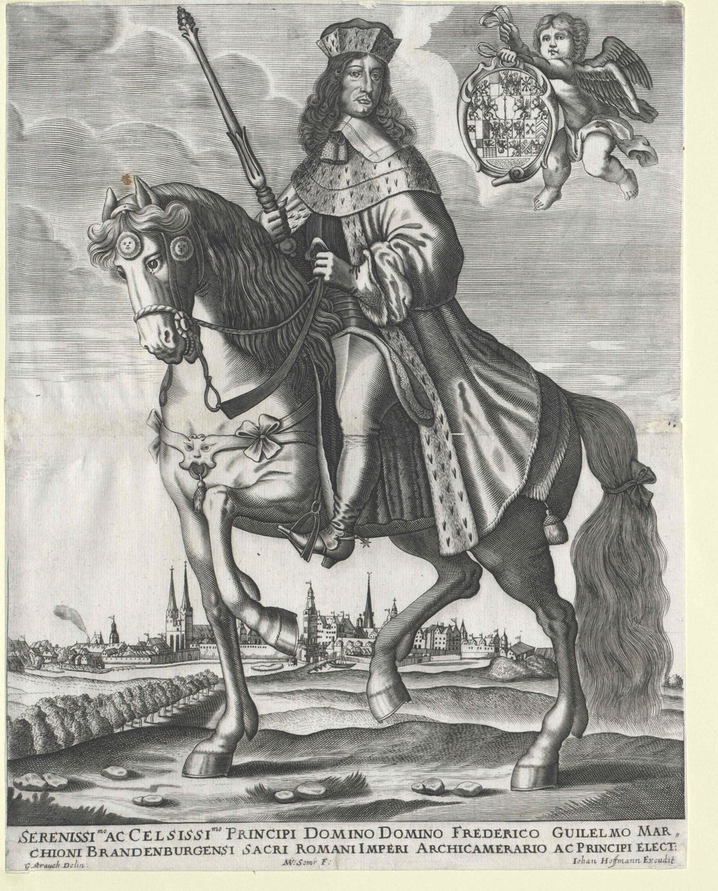 Elector of Brandenburg Frederick William (1620-1688) by Artist Unknown