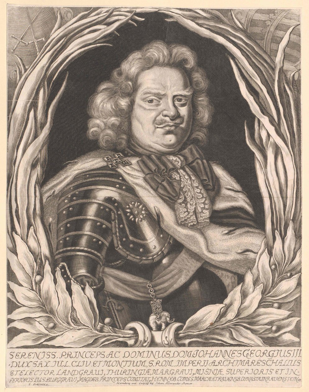 Elector of Saxony Johann George III by Artist Unknown