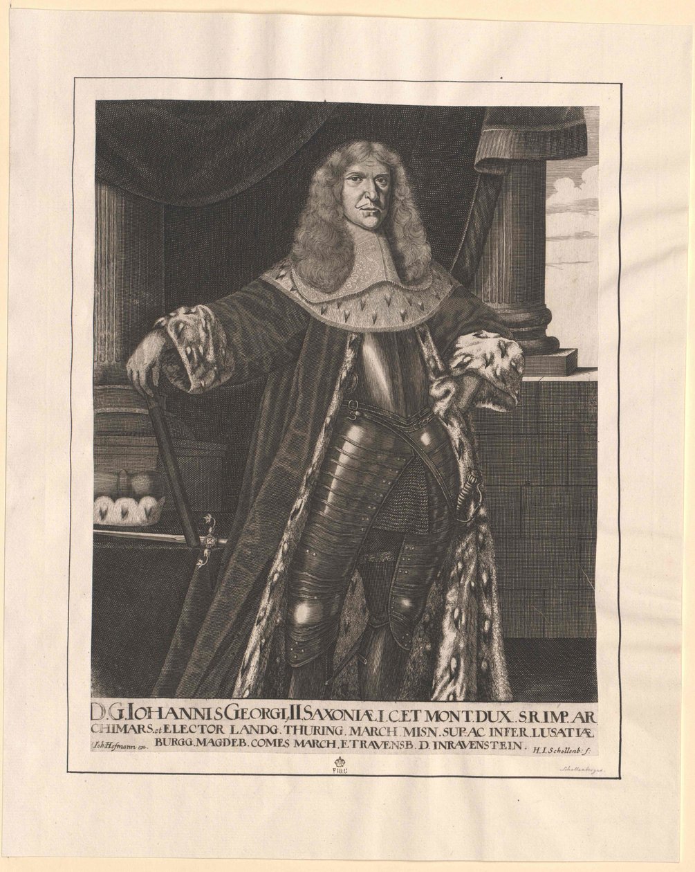 Elector Johann George II of Saxony by Artist Unknown