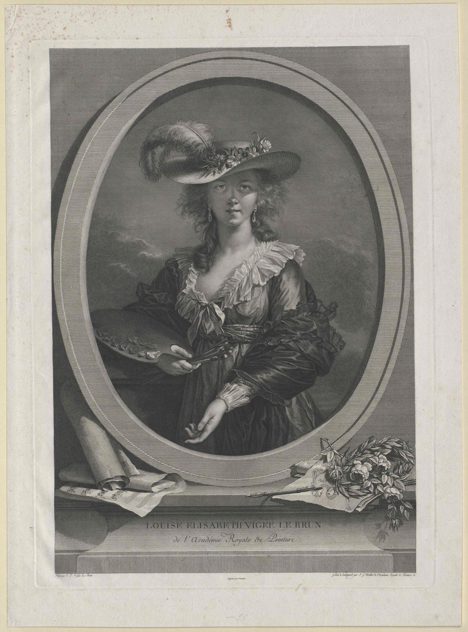 Elisabeth Vigee-Lebrun by Artist Unknown