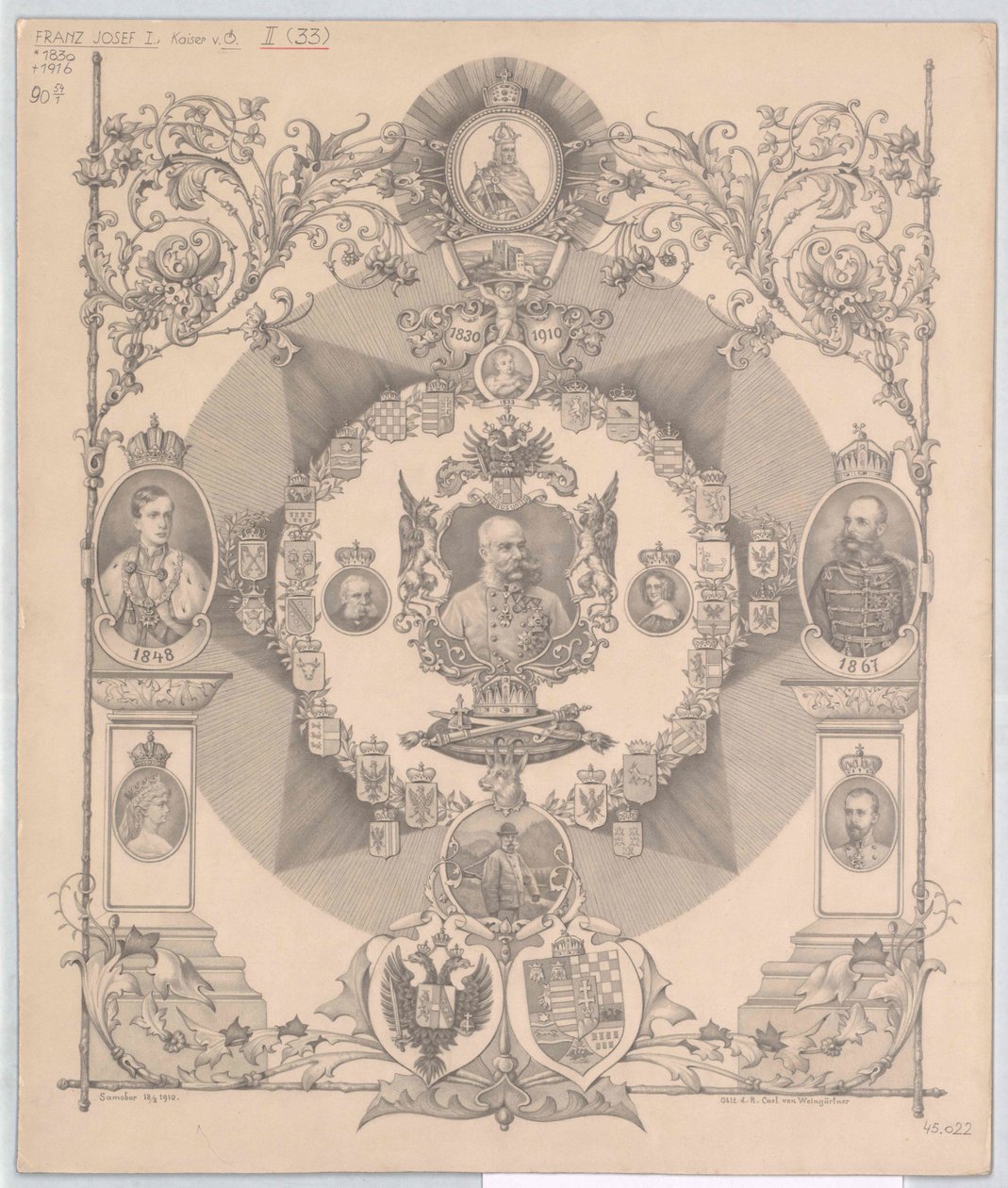 Emperor of Austria Franz Joseph I by Artist Unknown