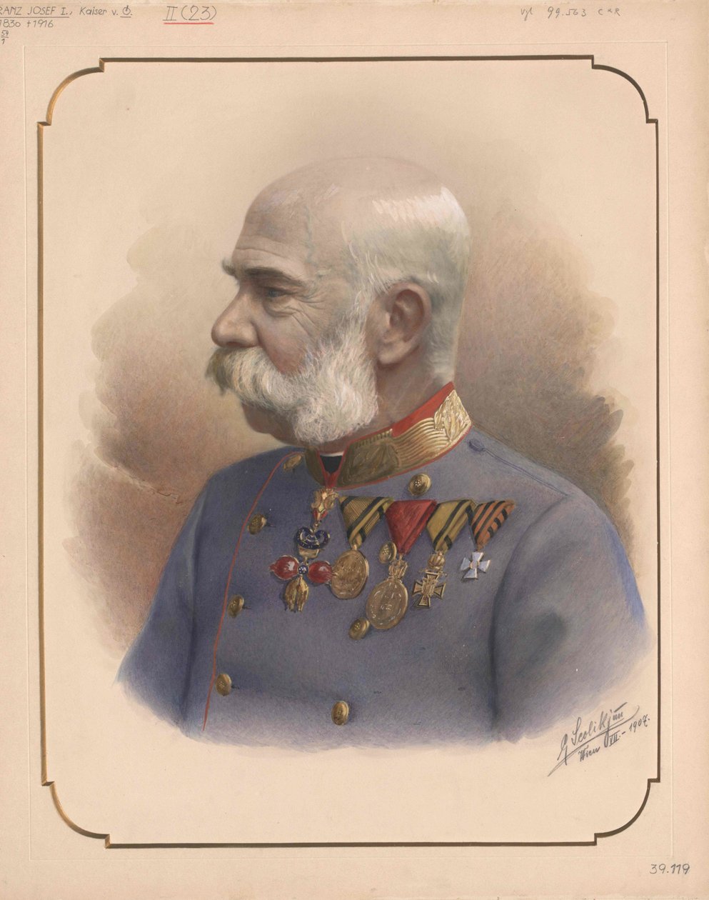 Emperor of Austria Franz Joseph I by Artist Unknown