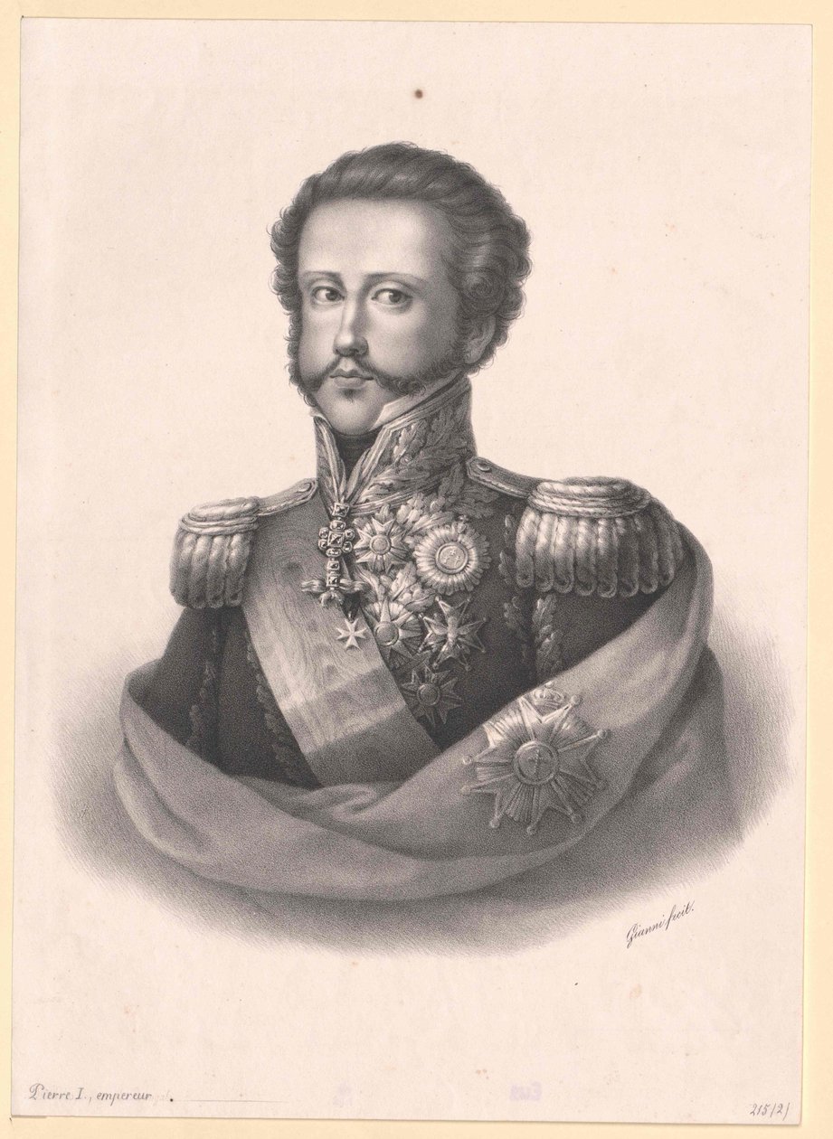 Emperor of Brazil Peter I by Artist Unknown