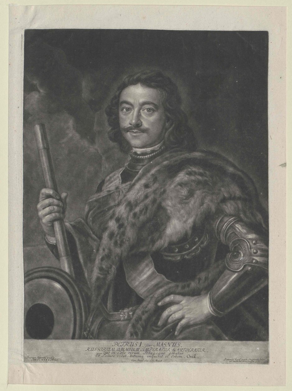 Emperor Peter I the Great of Russia by Artist Unknown