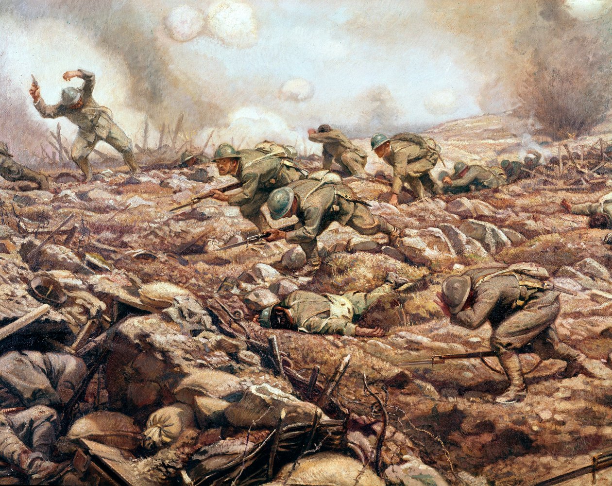 First World War: Battles on the Carso Highlands (Trentino), 1916 by Artist Unknown
