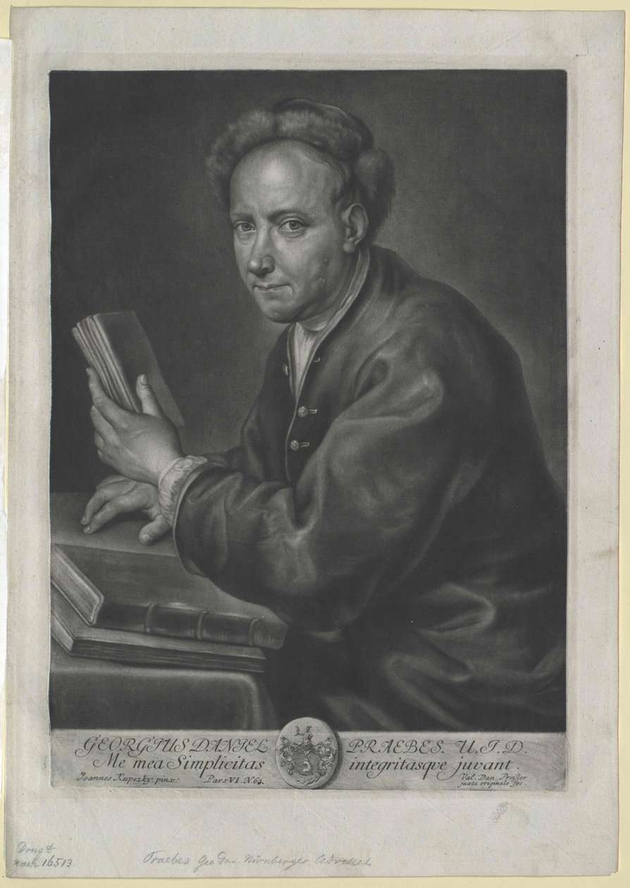 Georg Daniel Praebes by Artist Unknown