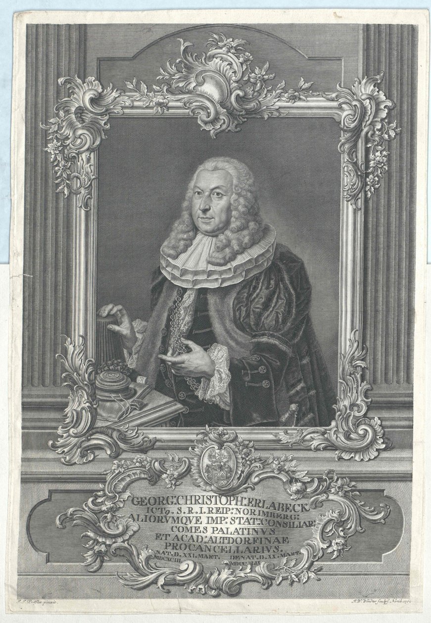 George Christoph Erlabeck by Artist Unknown