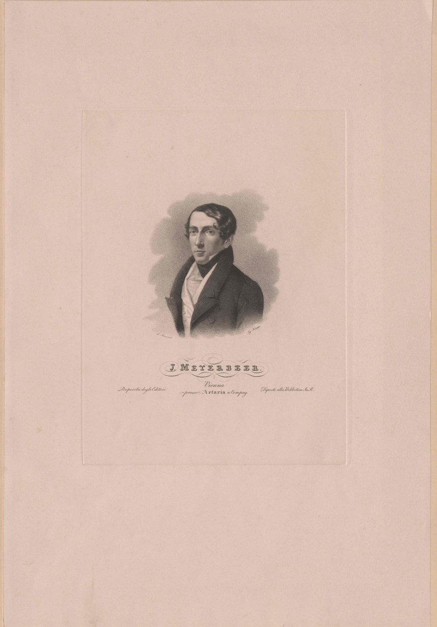Giacomo Meyerbeer by Artist Unknown