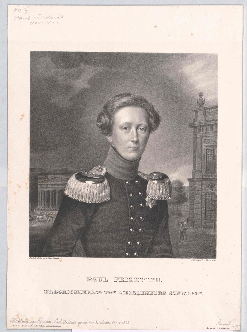 Grand Duke Paul Frederick of Mecklenburg by Artist Unknown