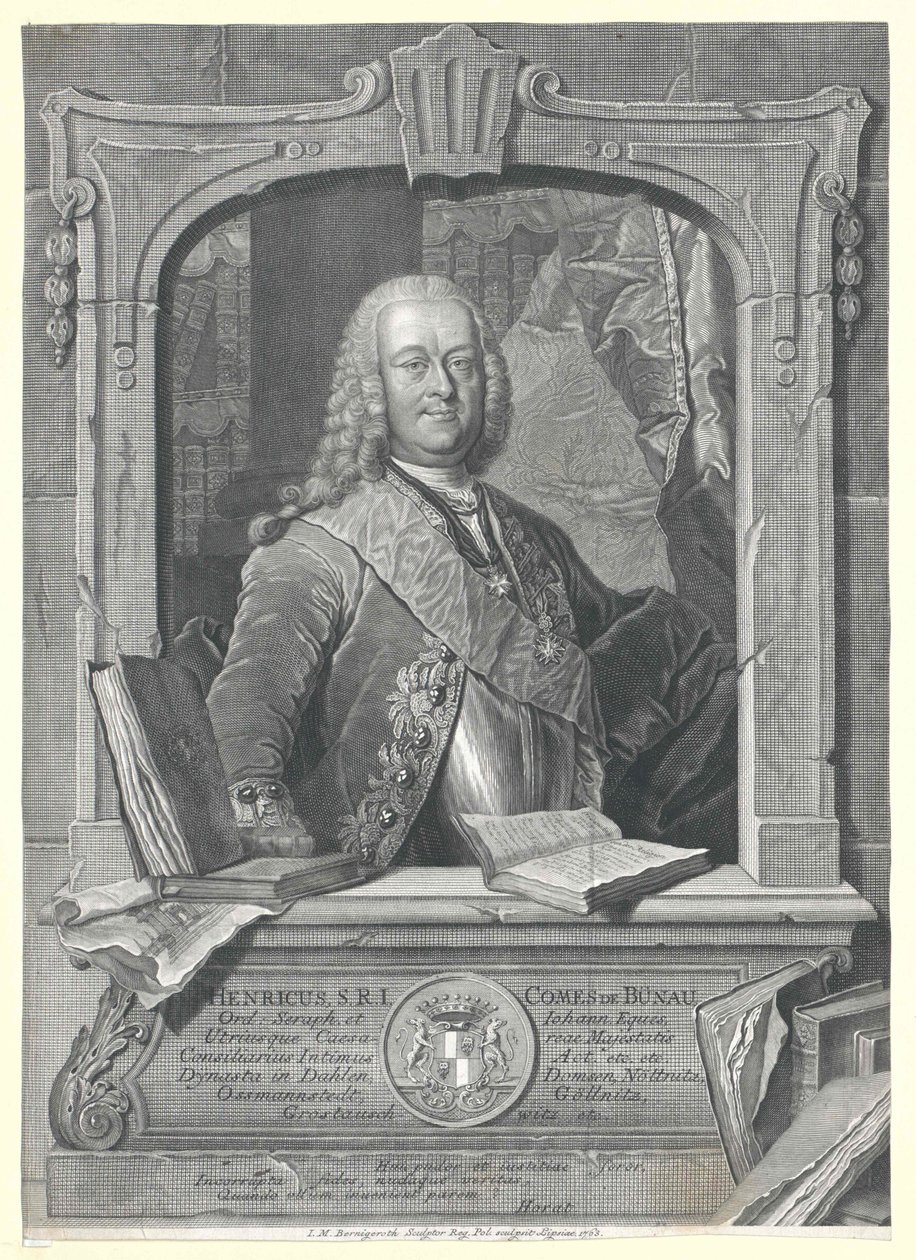 Henry Count von Buenau by Artist Unknown