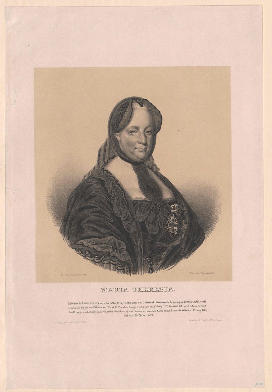 Holy Roman Empress Maria Theresa by Artist Unknown
