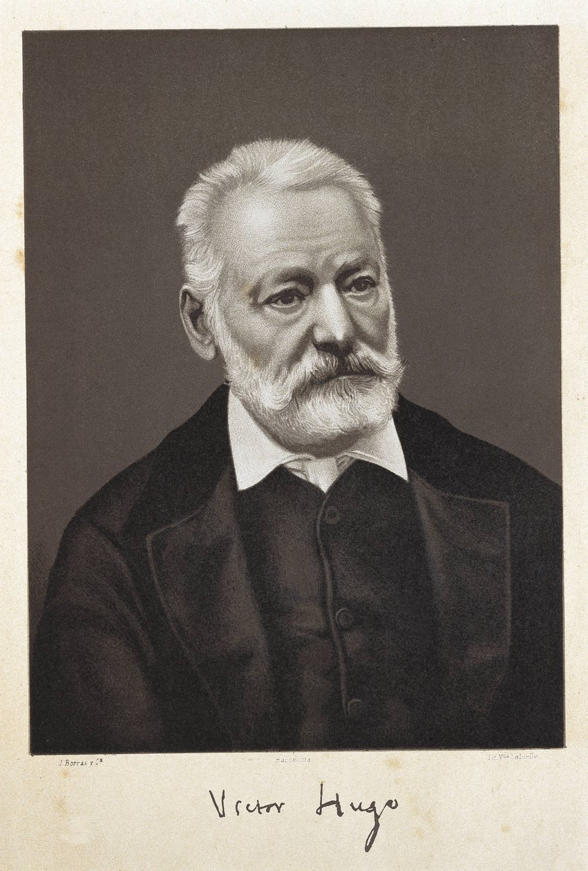 Victor Hugo (lithography) by Artist Unknown