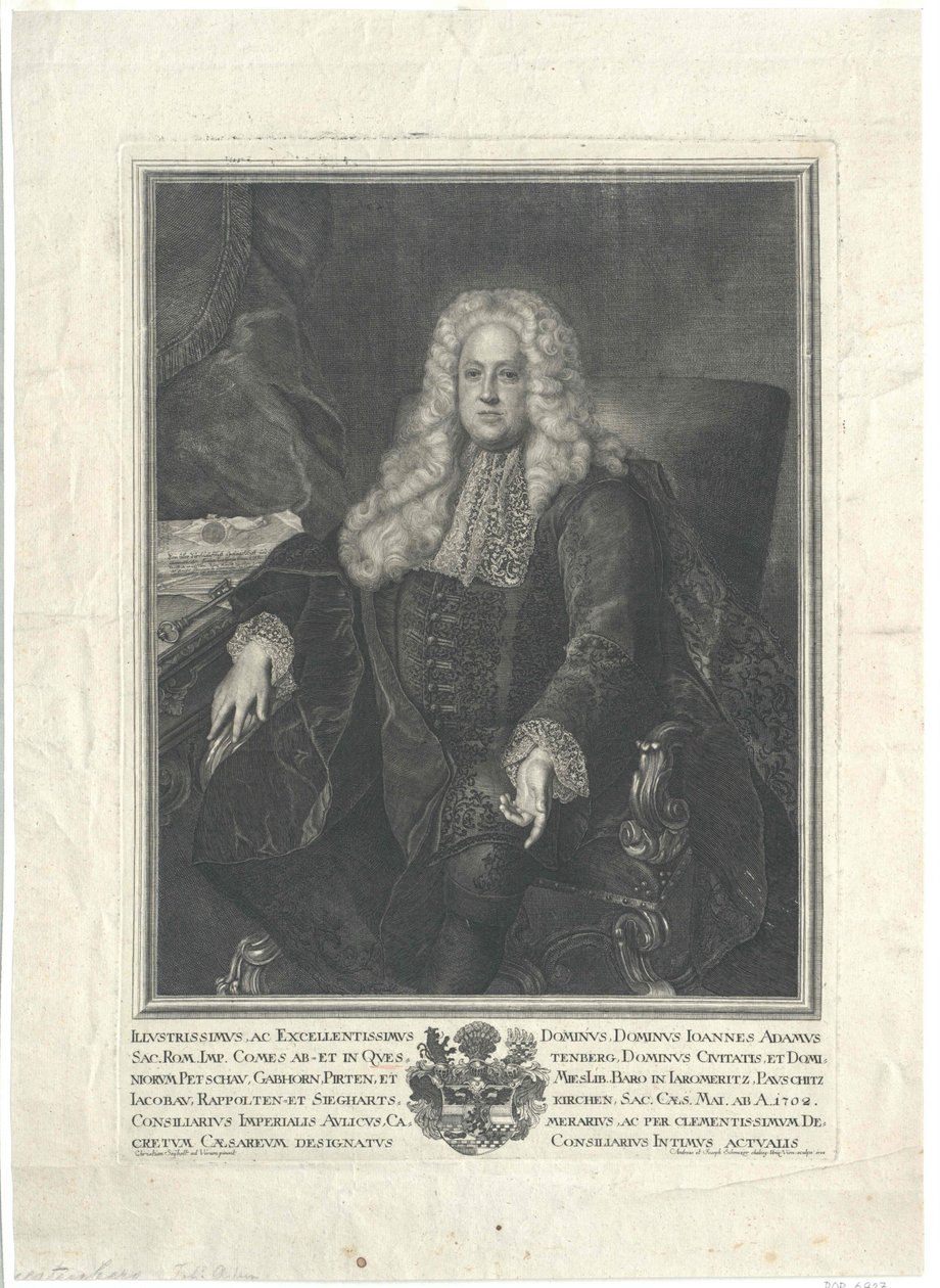 Johann Adam Count von Questenberg by Artist Unknown