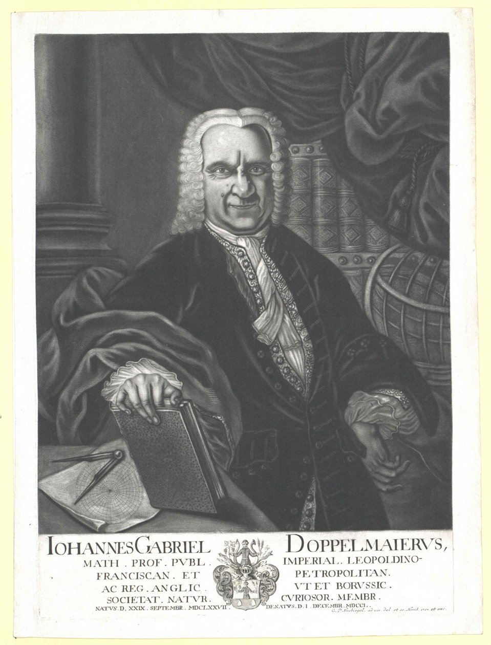 Johann Gabriel Doppelmayr by Artist Unknown