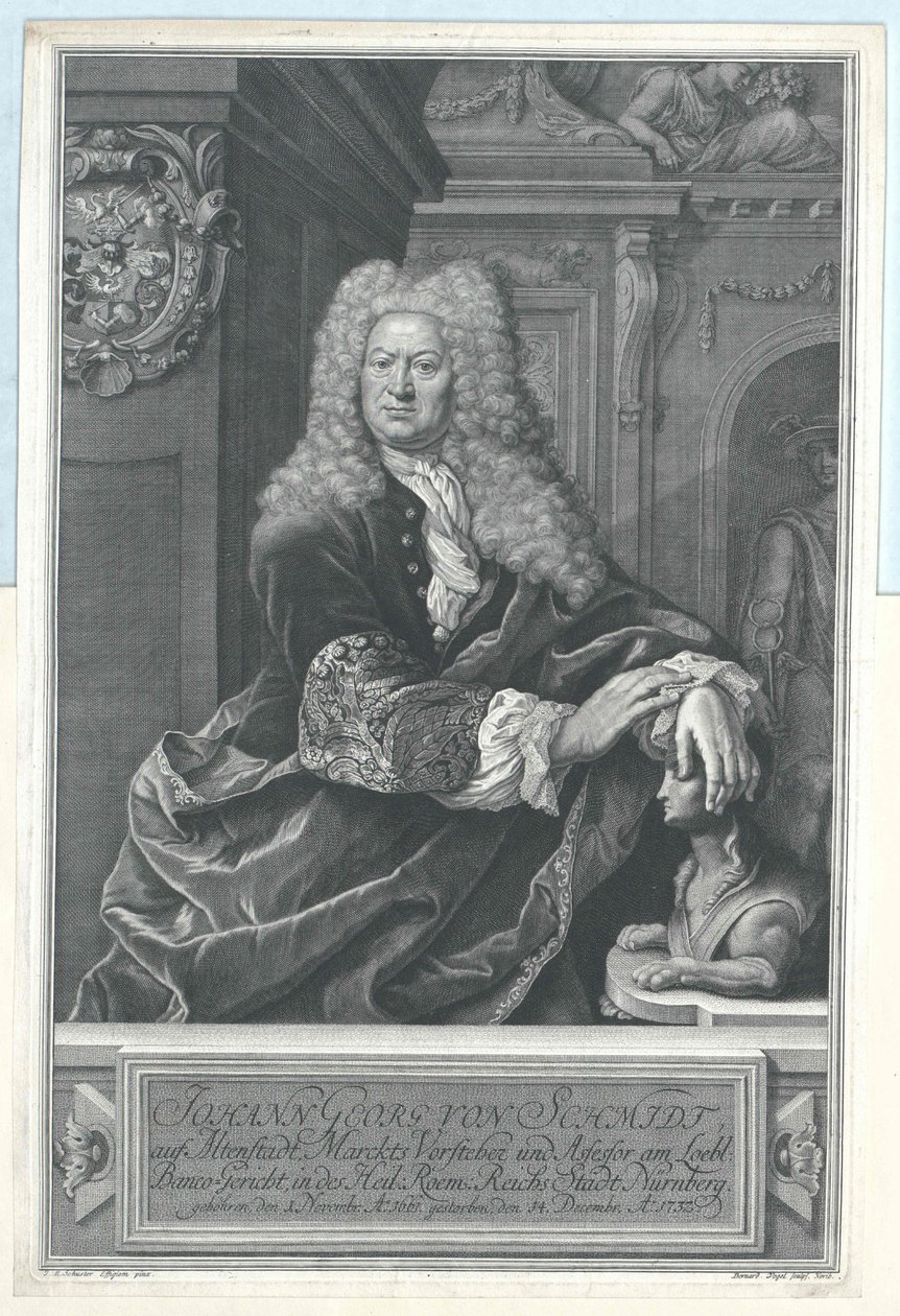 Johann Georg von Schmidt on Altenstadt by Artist Unknown