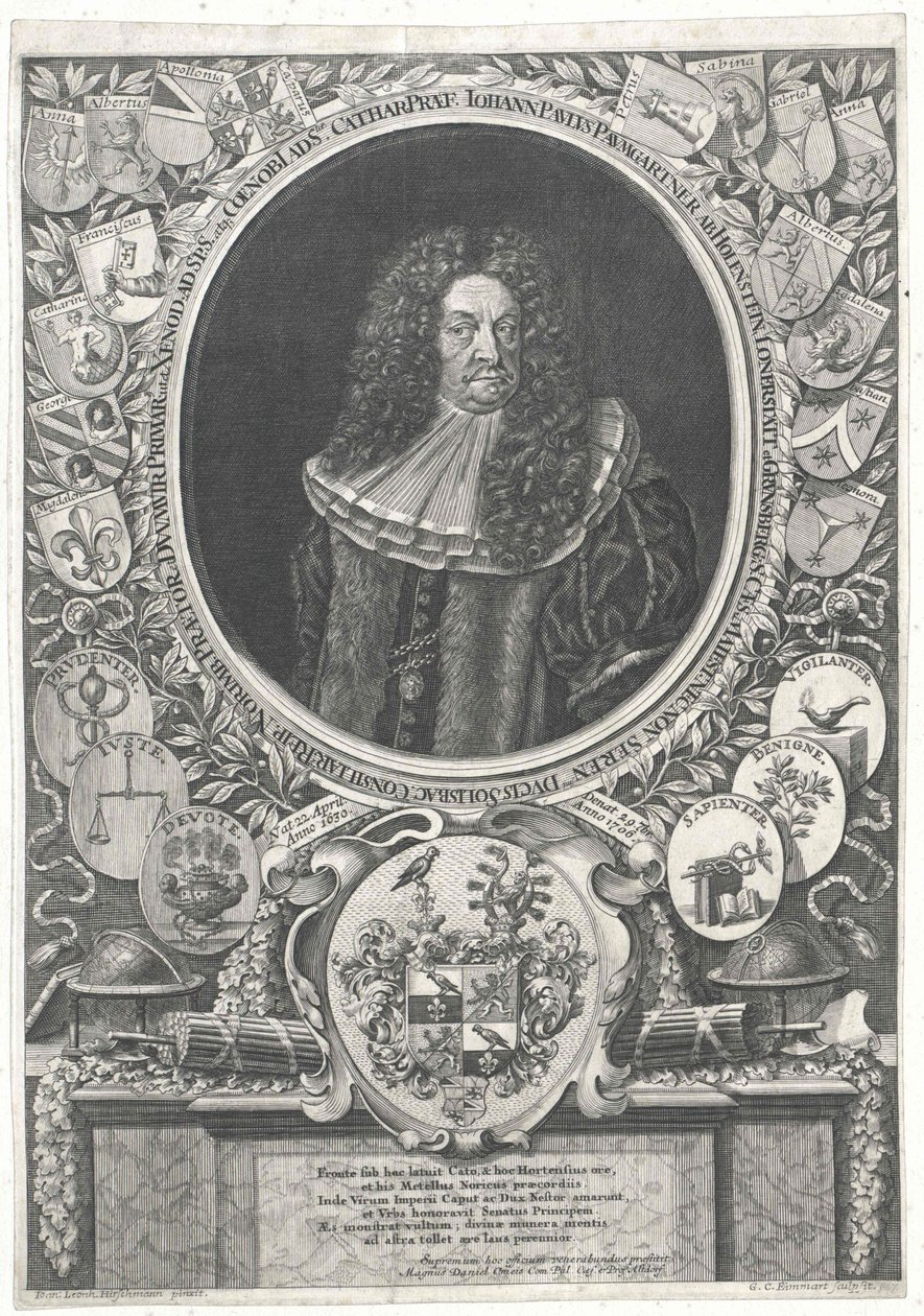 Johann Paul Paumgartner von Holenstein and Lonnerstadt by Artist Unknown