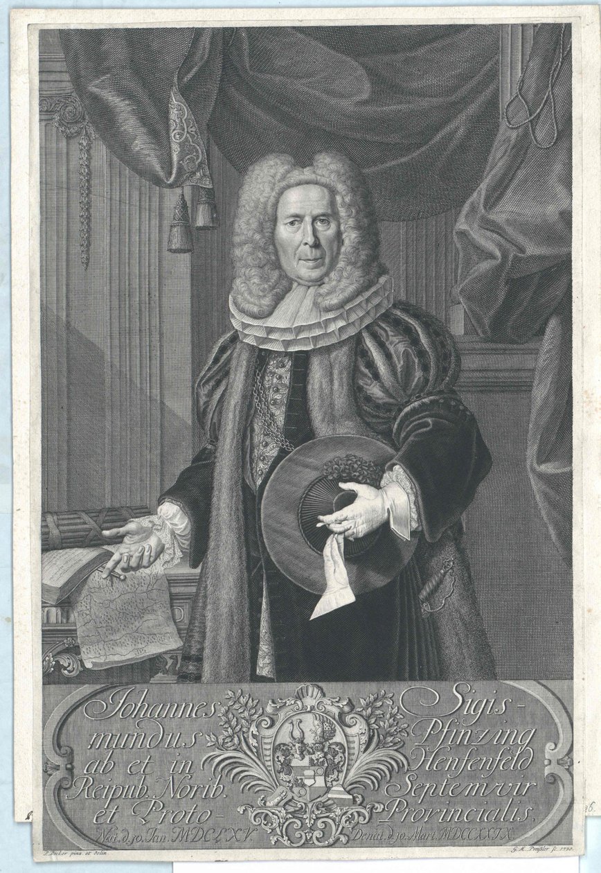 Johann Sigismund Pfinzing von Henfenfeld by Artist Unknown