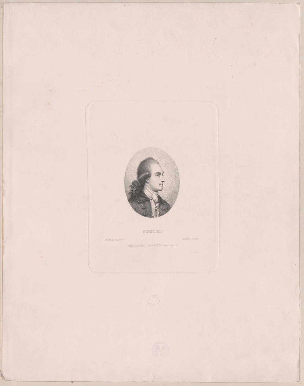 Johann Wolfgang von Goethe by Artist Unknown