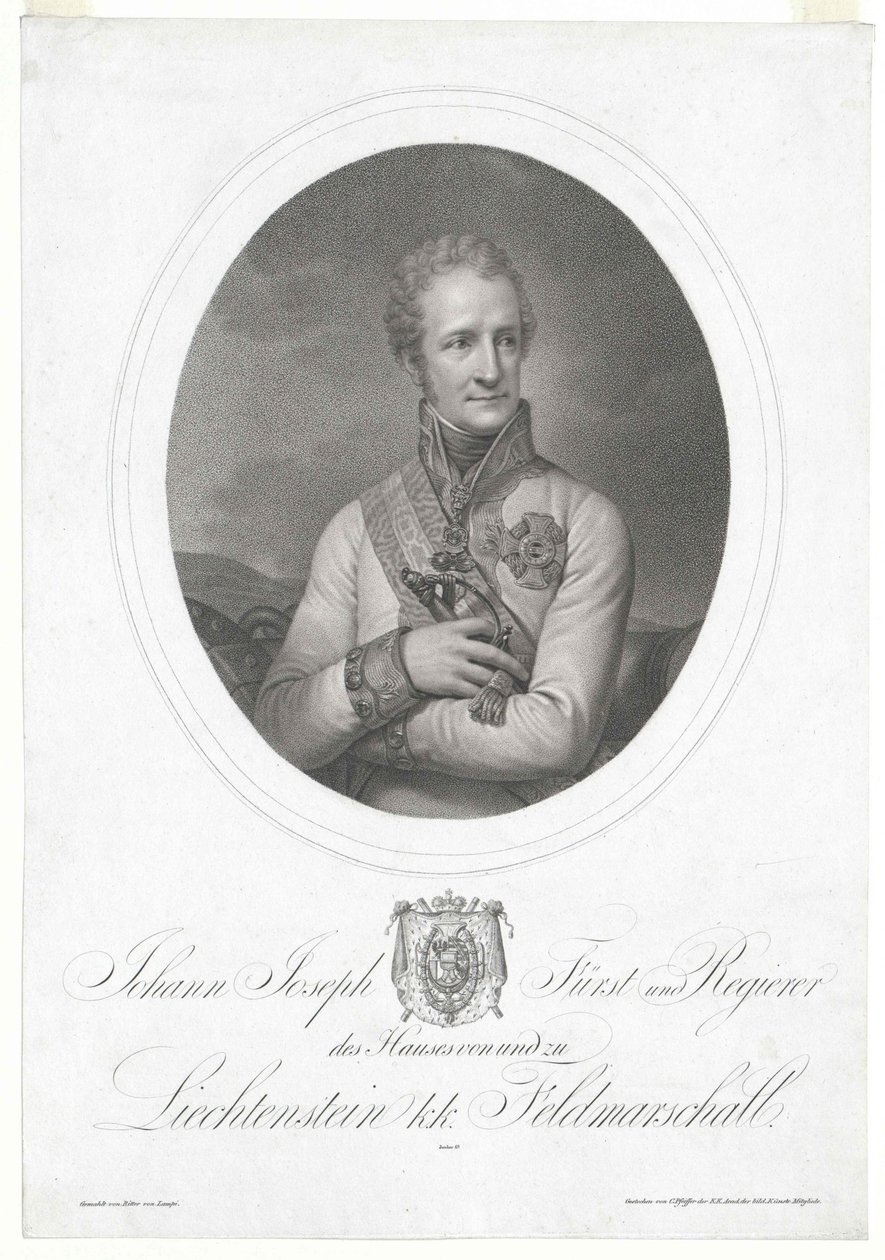 Johann, Count of Liechtenstein by Artist Unknown