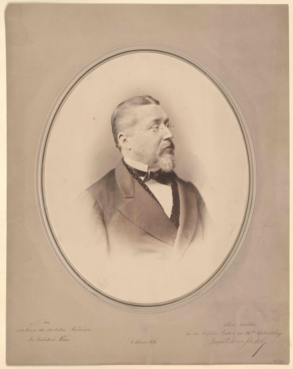 Joseph Viktor von Scheffel by Artist Unknown