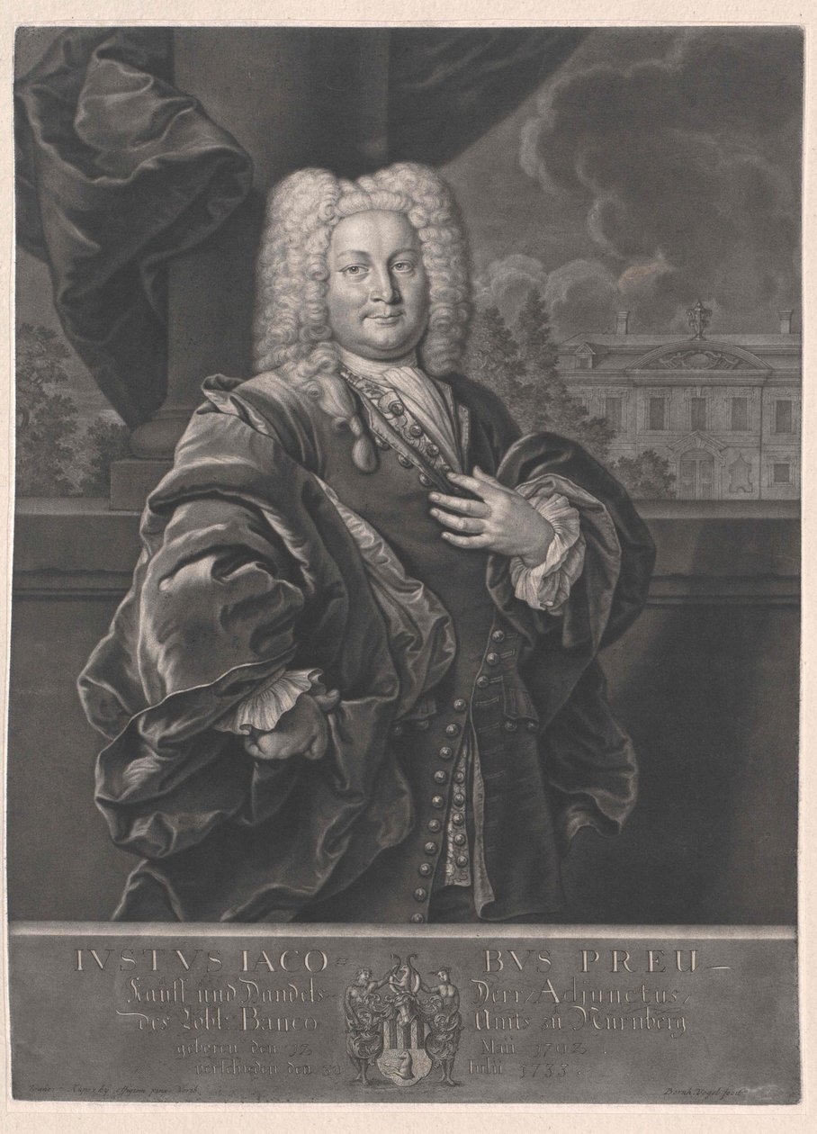 Justus Jacob Preu by Artist Unknown