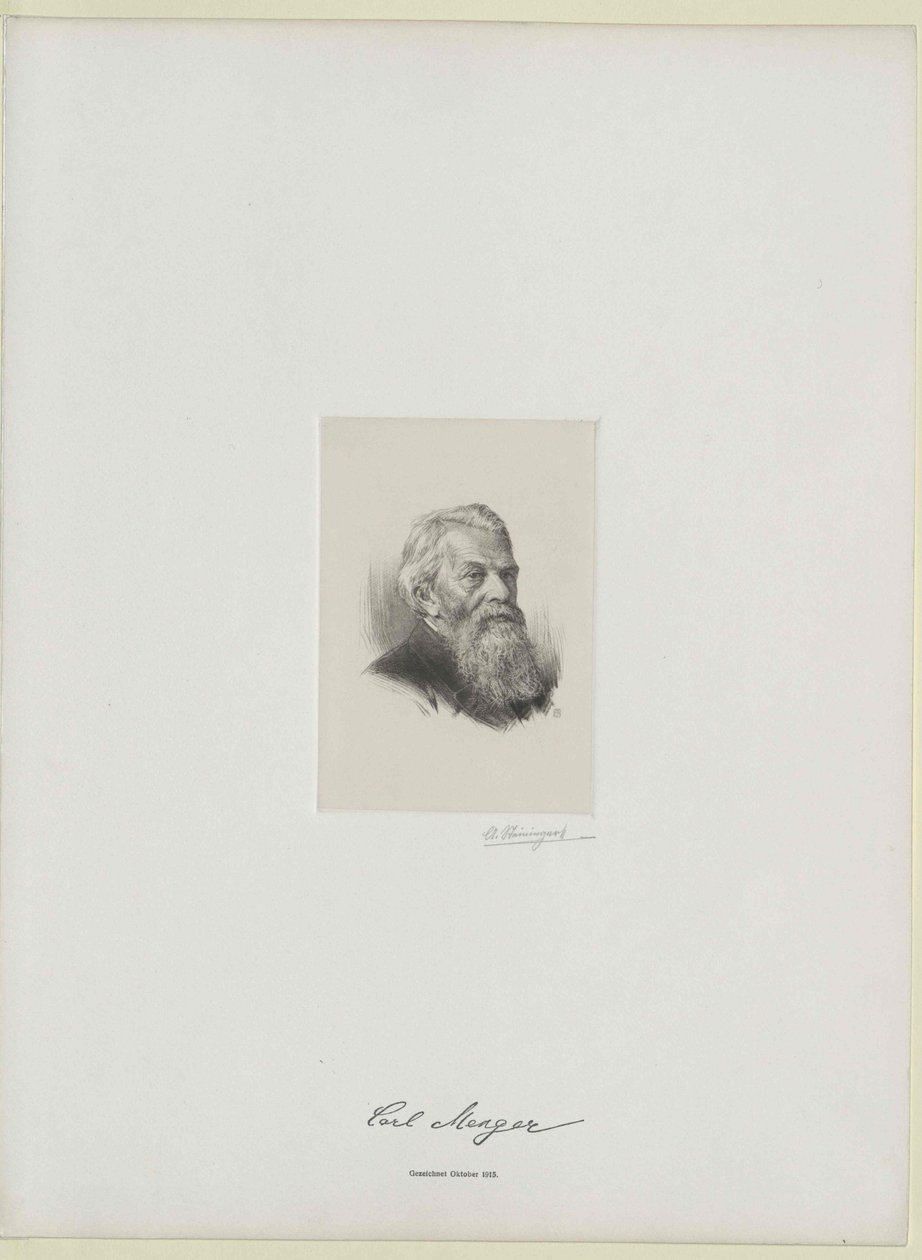Karl Menger by Artist Unknown
