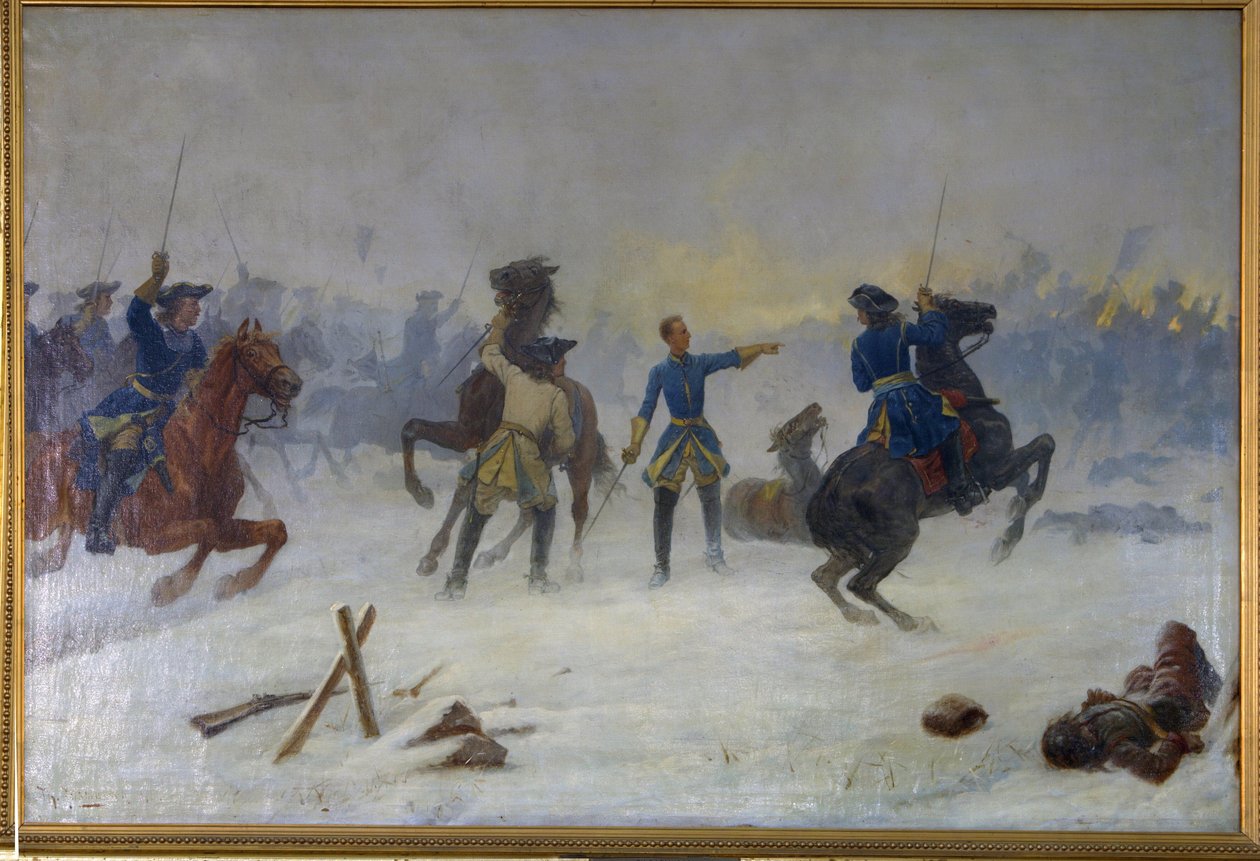 King Charles XII of Sweden (Karl XII) by Artist Unknown