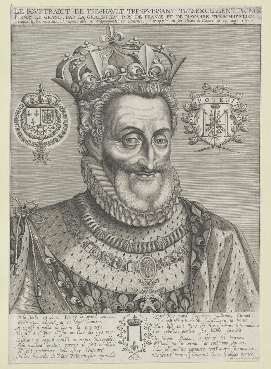 King of France Henry IV by Artist Unknown
