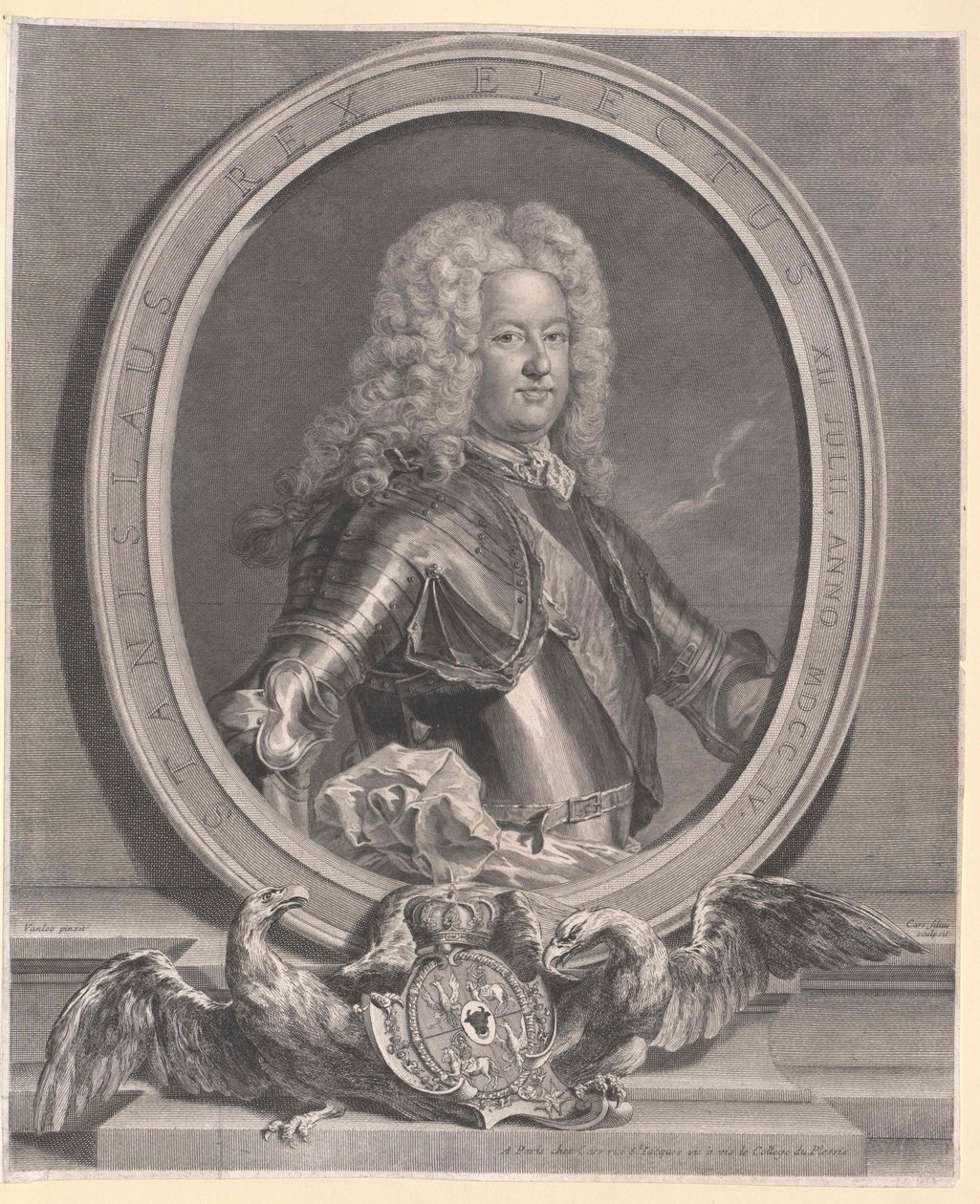 King Stanislaus I of Poland by Artist Unknown