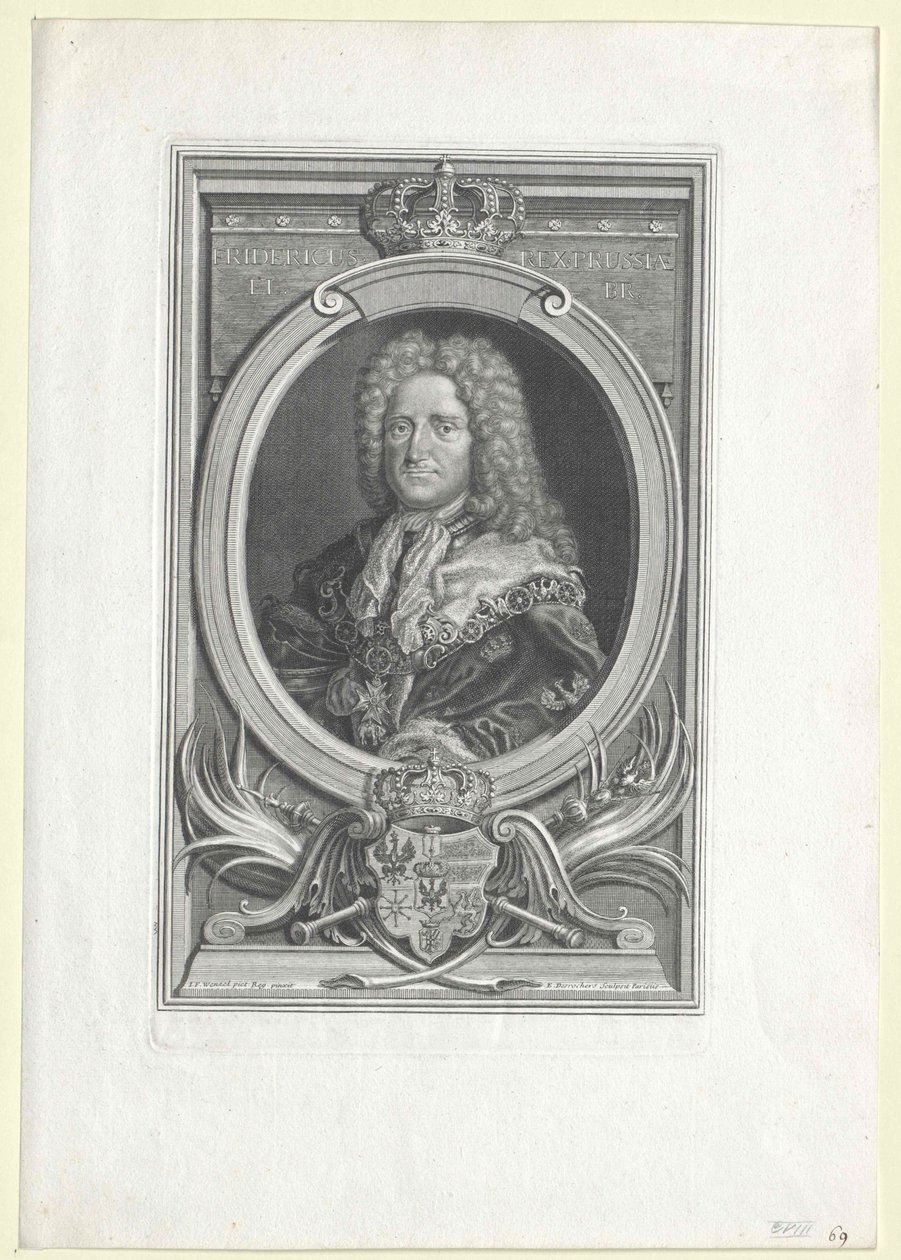 King Frederick I of Prussia by Artist Unknown