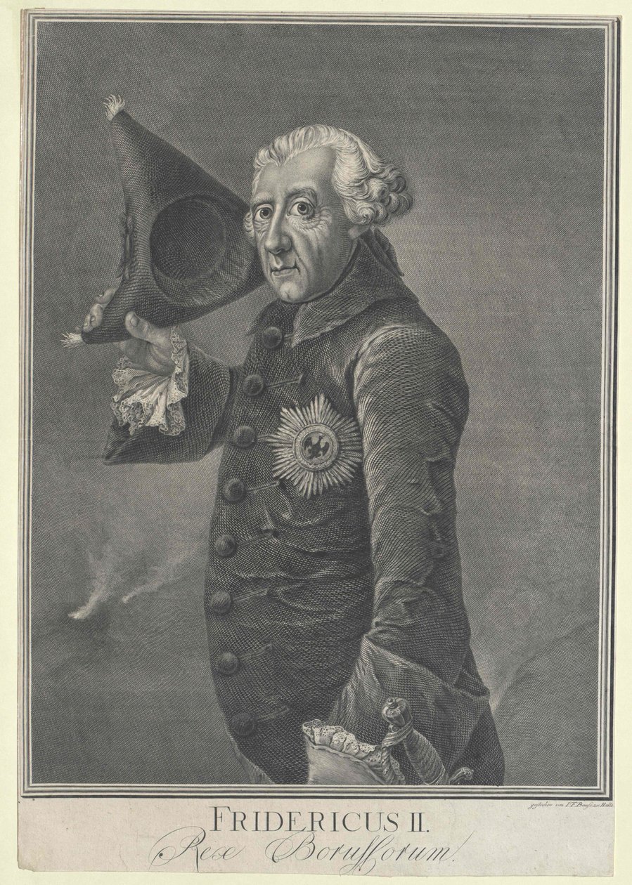 King Frederick II of Prussia by Artist Unknown