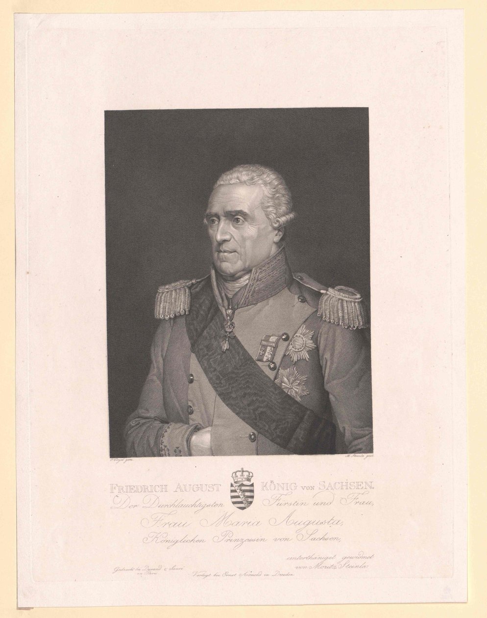 King Frederick August I of Saxony by Artist Unknown