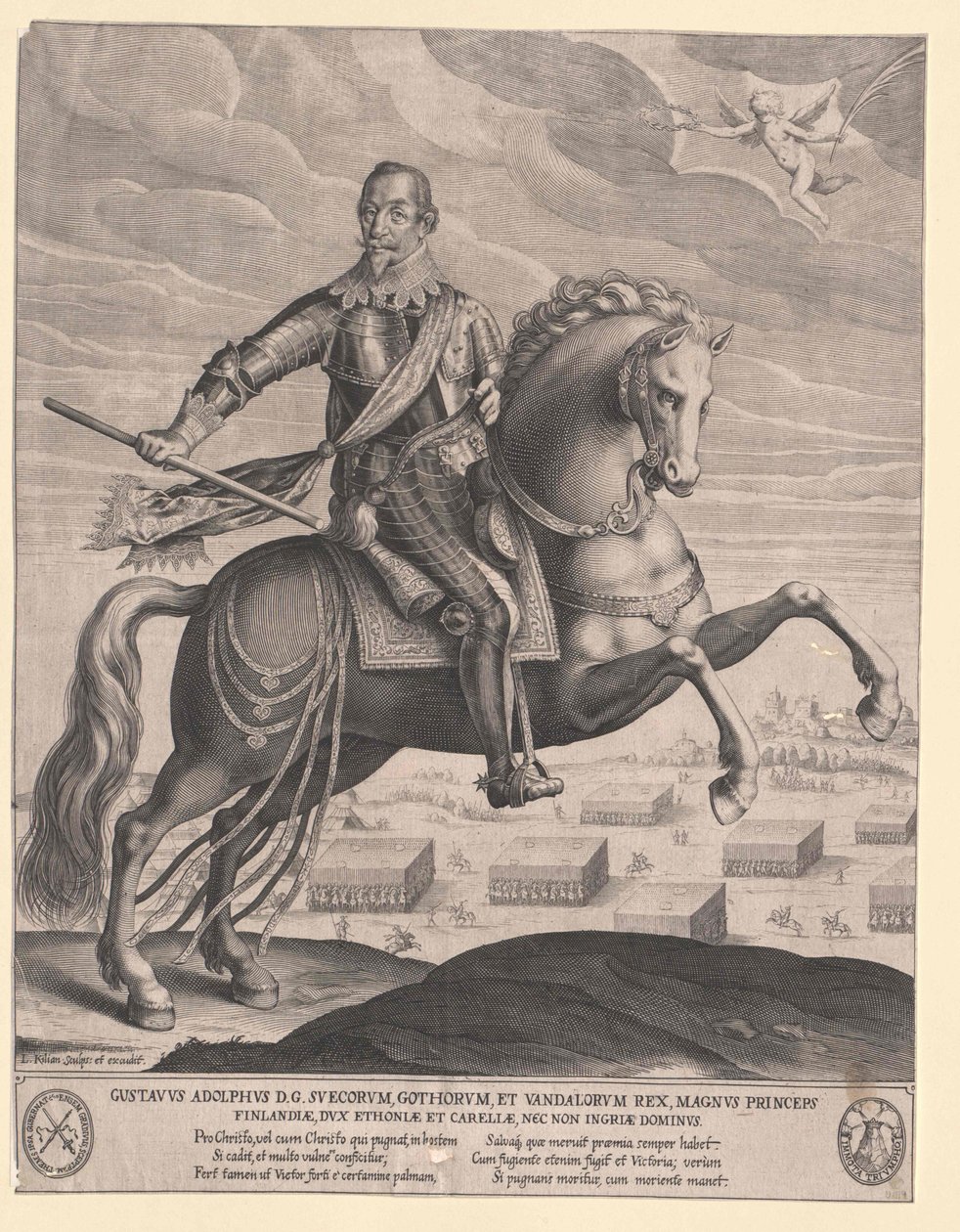 King of Sweden Gustavus Adolphus of Sweden by Artist Unknown