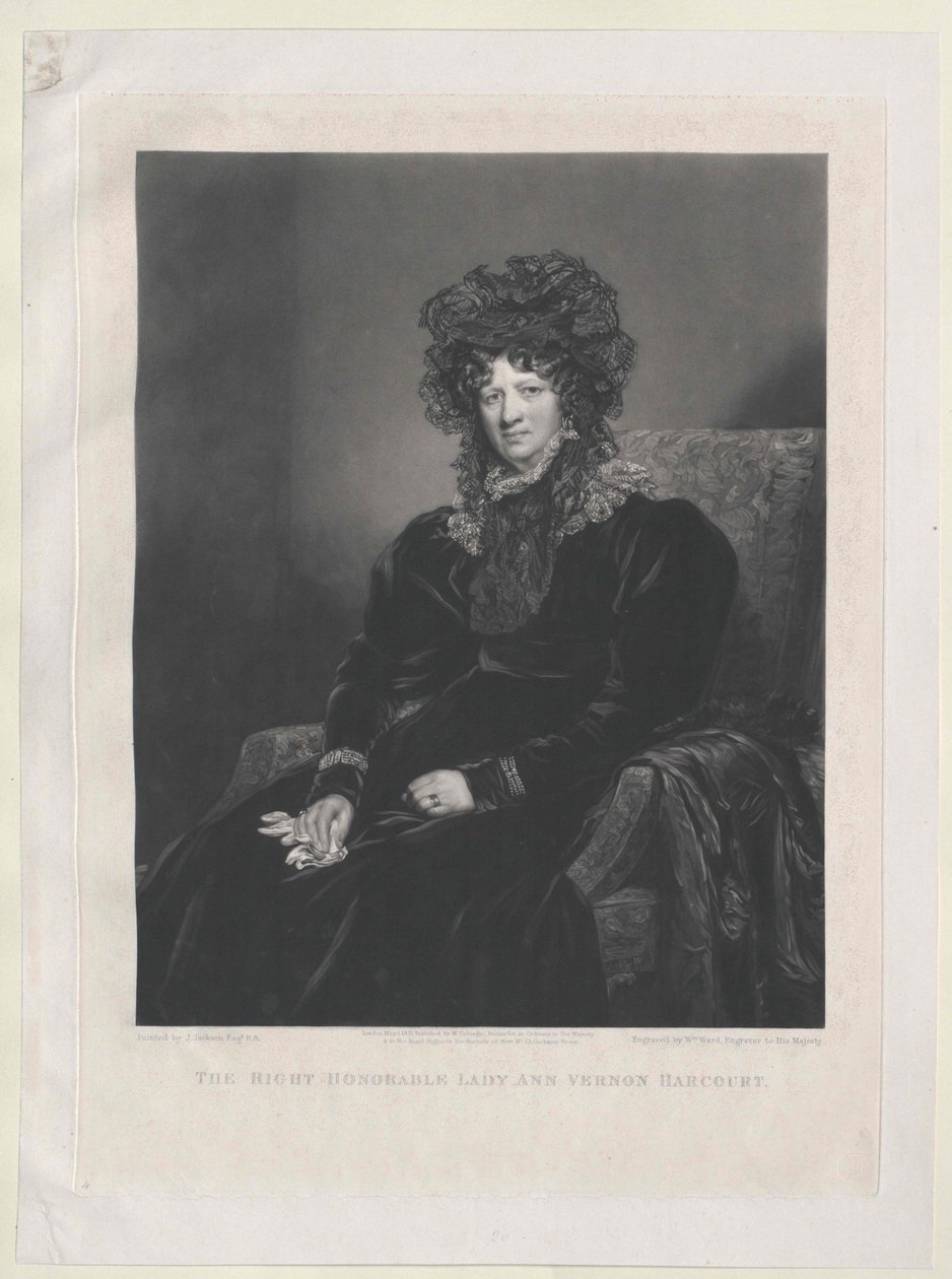 Lady Anne Leveson-Gower by Artist Unknown: Fine art print