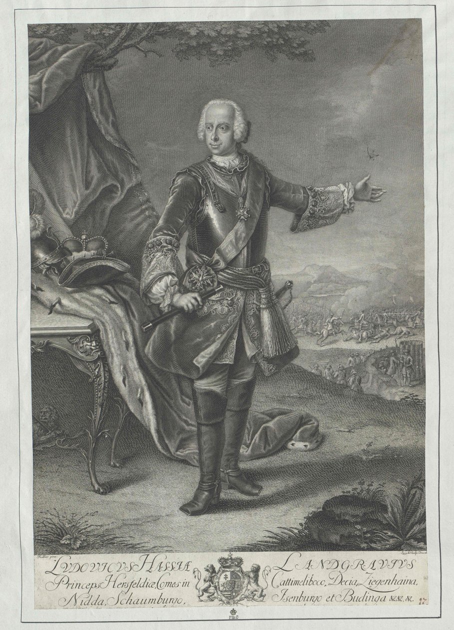 Landgrave Louis VIII of Hesse by Artist Unknown