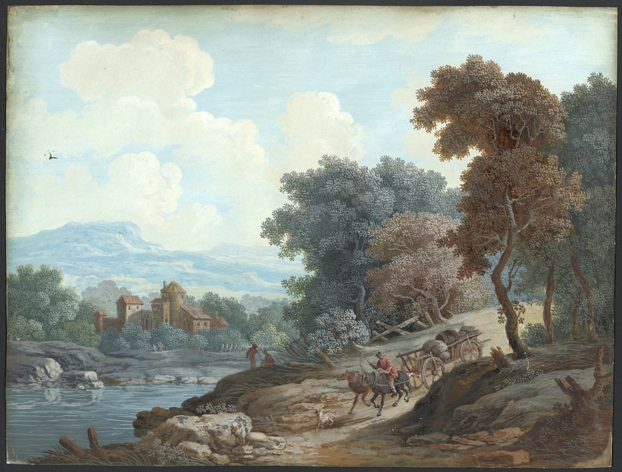 Landscape with a River by Artist Unknown