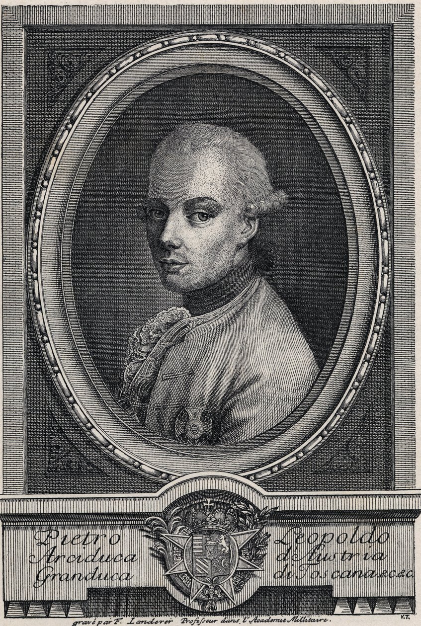 Portrait of Leopold II, Holy Roman Emperor by Artist Unknown