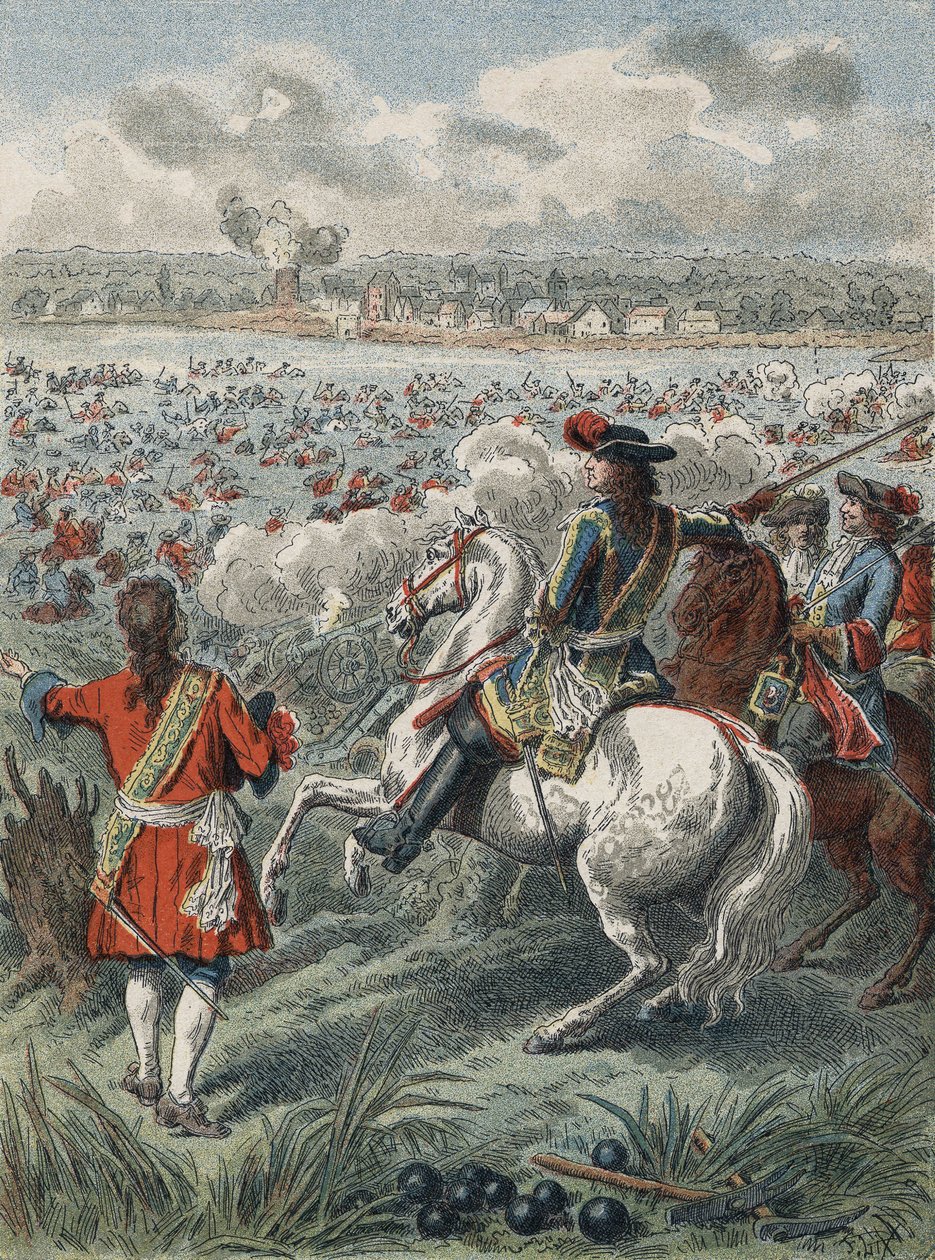 Louis XIV in Holland - Passage of the Rhine by Artist Unknown