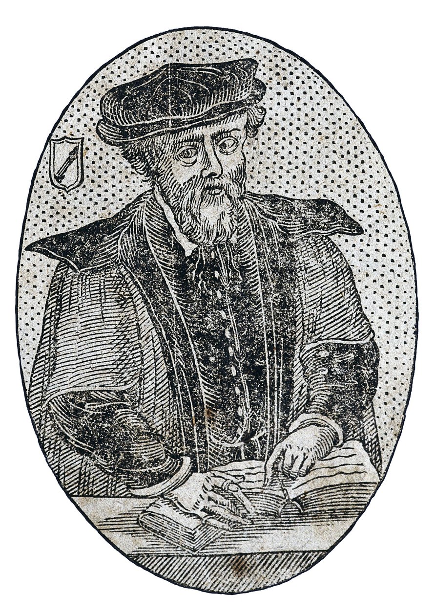 Nicolas Monardes (1507-1888). Two Books, One About Medicine and the Other About the Bezoar Stone and the Herb Scorpion by Artist Unknown