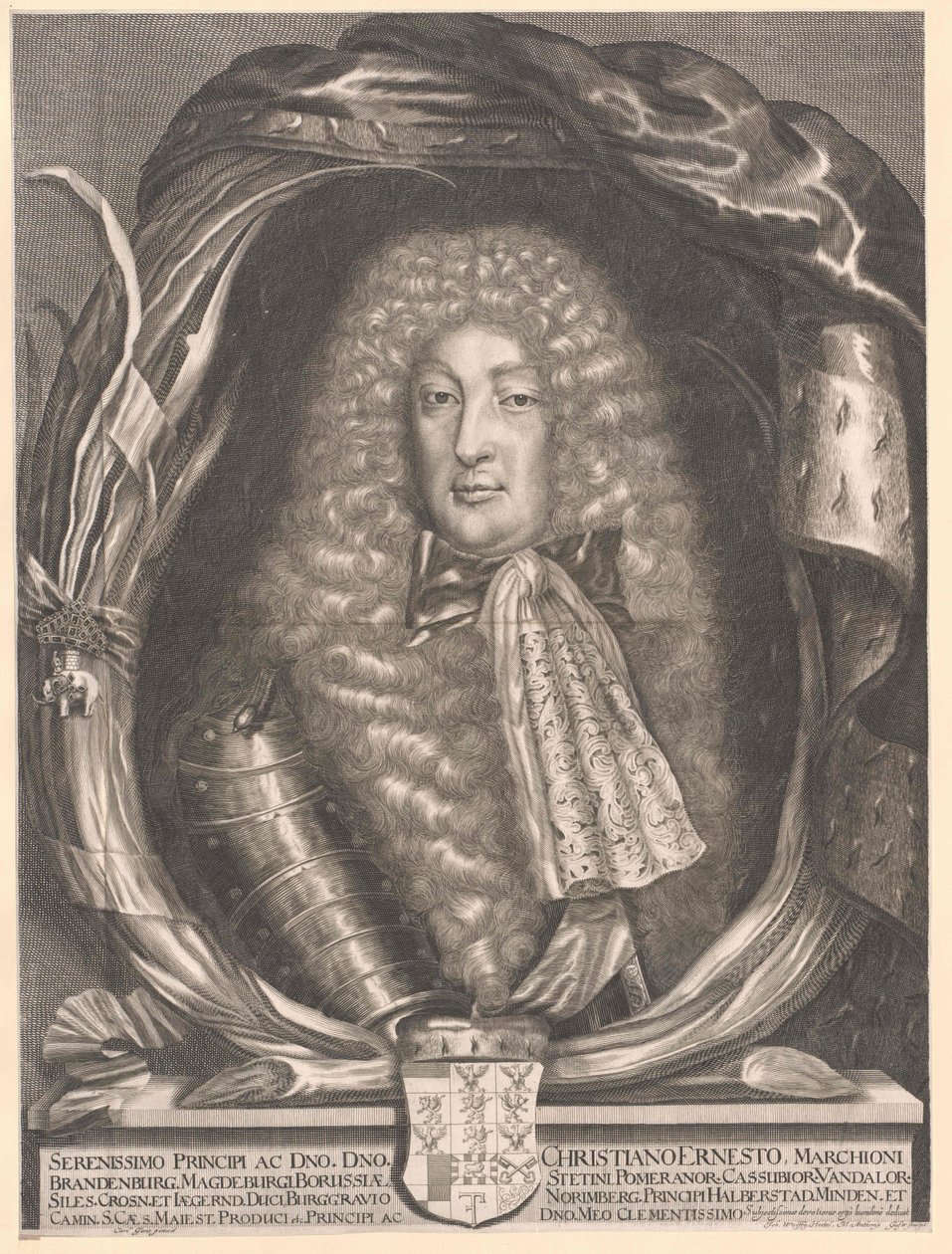 Margrave of Brandenburg-Bayreuth Christian Ernst by Artist Unknown