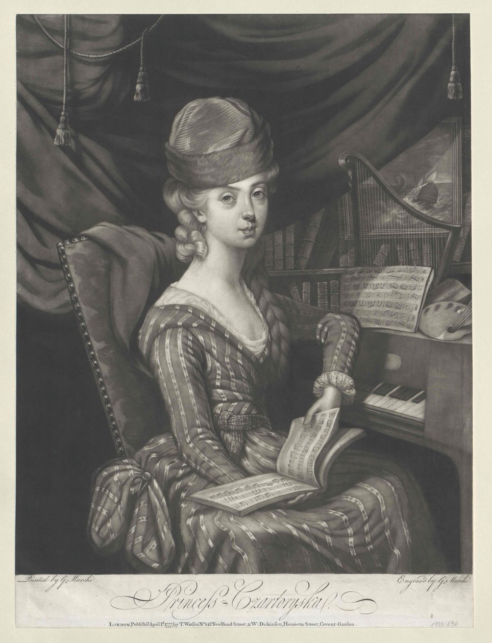 Princess Maria Anna Czartoryska by Artist Unknown