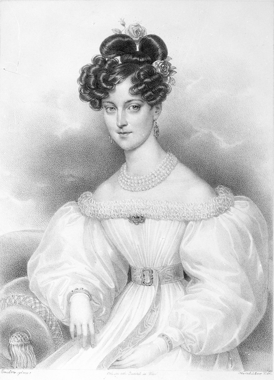 Marie Charlotte Baroness of Kerpen by Artist Unknown