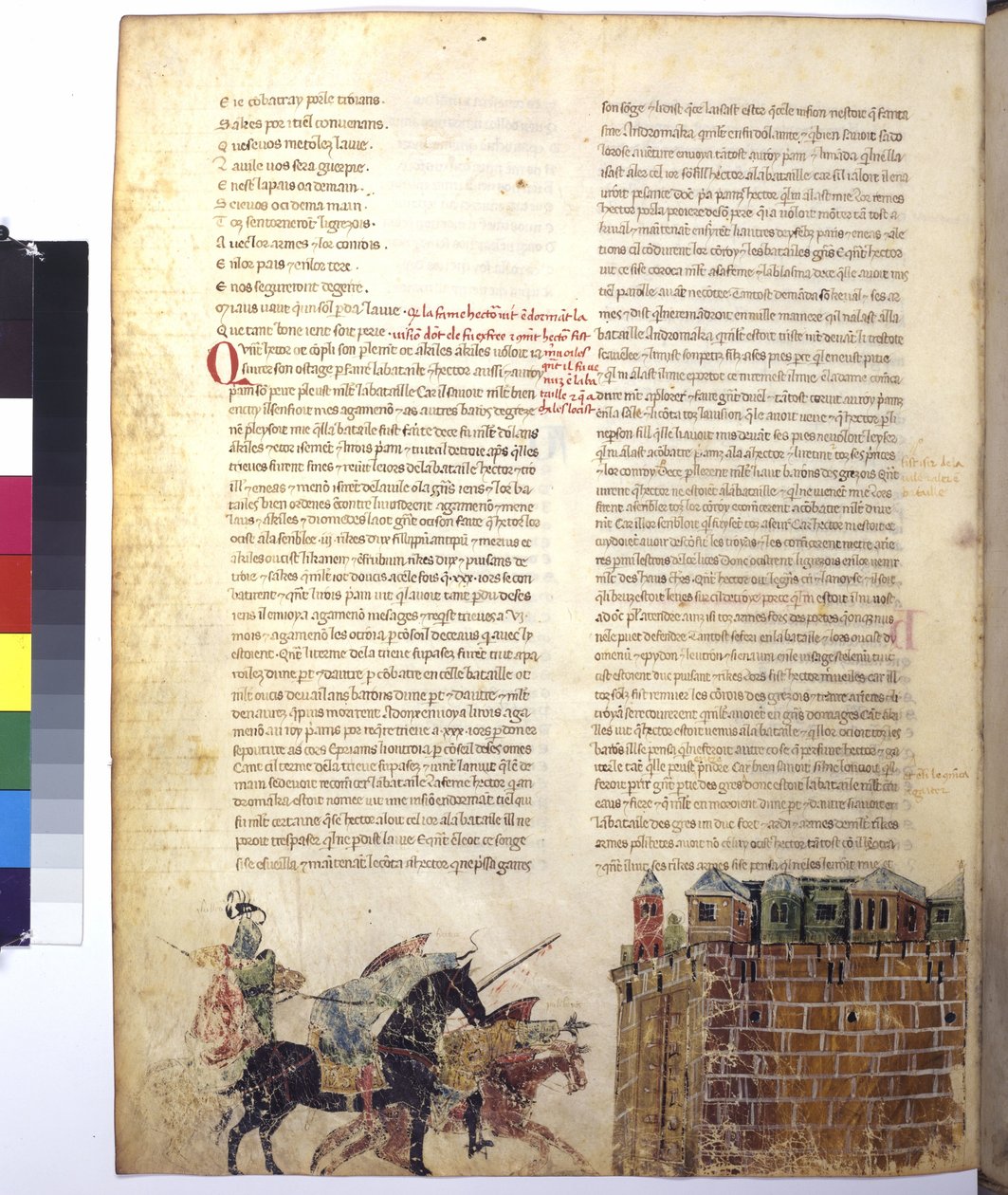 Old French World Chronicle by Artist Unknown