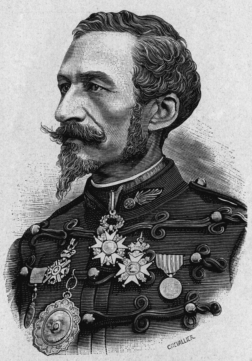 Portrait of Charles Ragon de Bange, French Officer by Artist Unknown