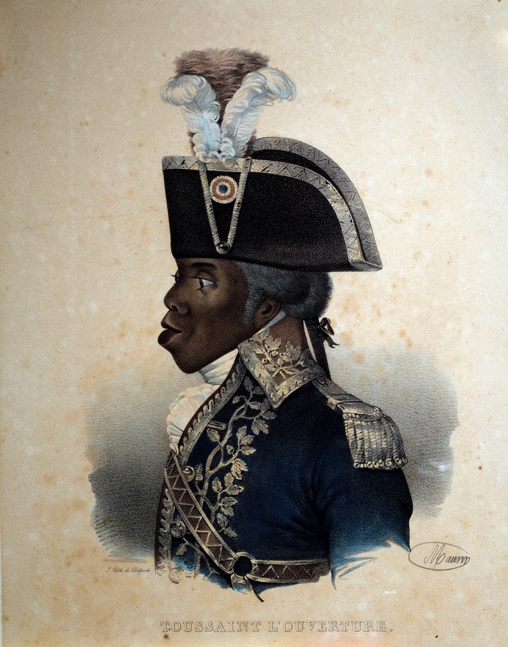 Portrait of François Dominique Toussaint by Artist Unknown