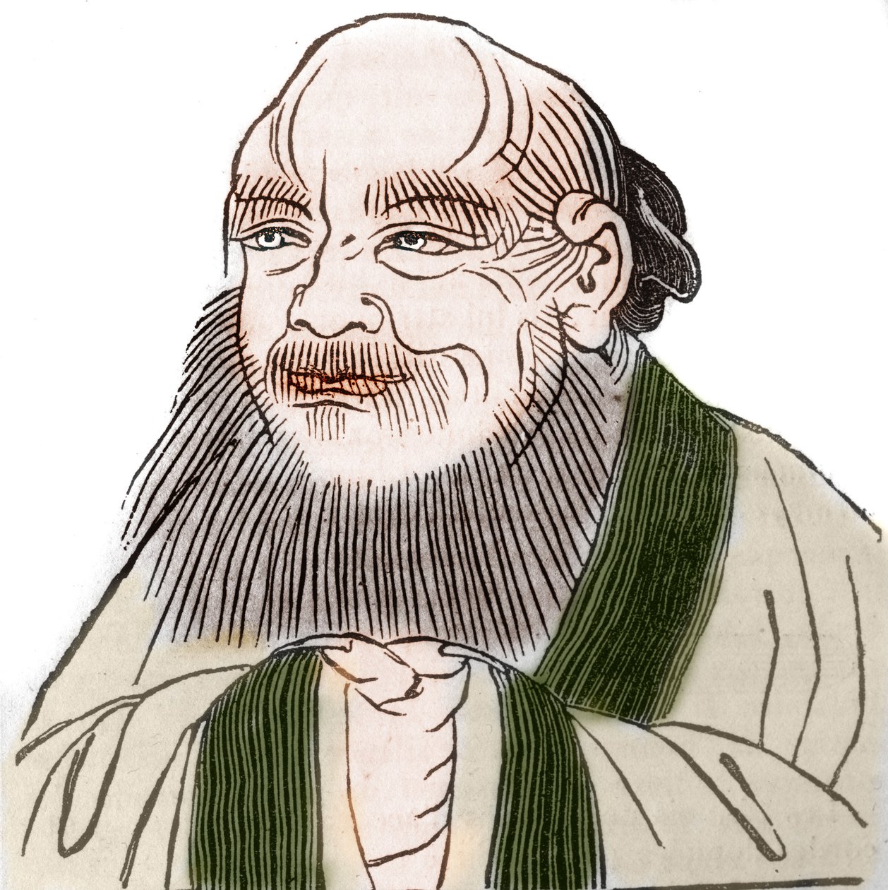 Portrait of Lao Tseu, Chinese philosopher by Artist Unknown