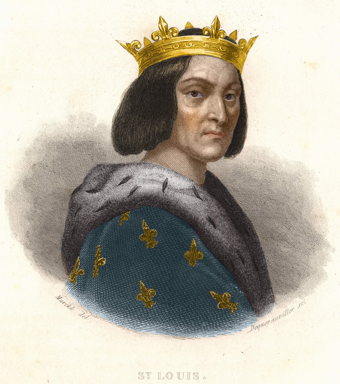 Portrait of Louis IX or Saint Louis, King of France by Artist Unknown