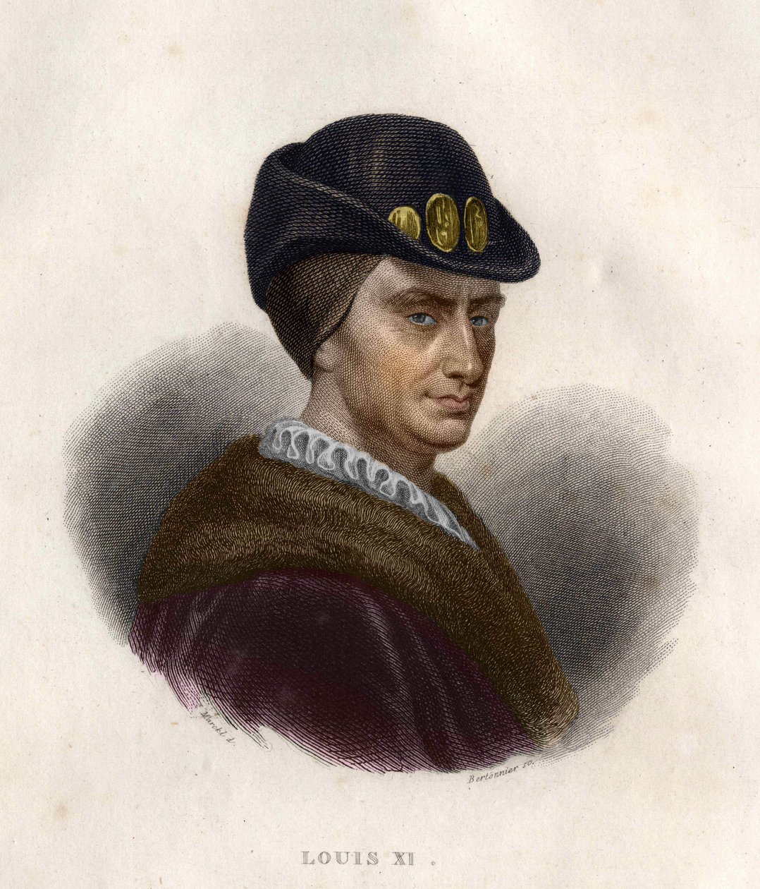 Portrait of Louis XI, King of France by Artist Unknown