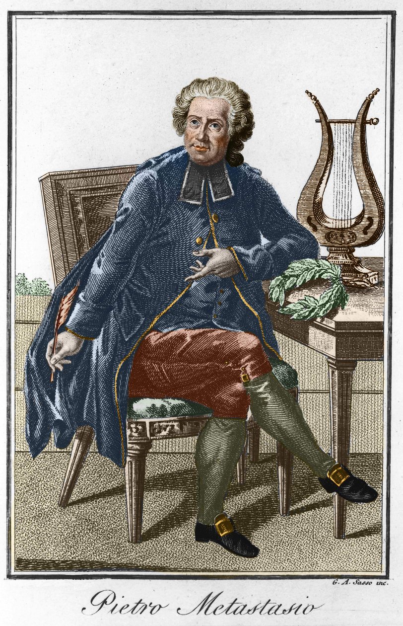 Portrait of Pietro Metastasio by Artist Unknown